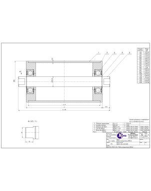 Rolka transportowa ø80 700/730 FR16-12
