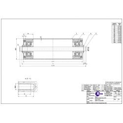 Rolka transportowa  ø50/1,5 M6 wewnętrzny